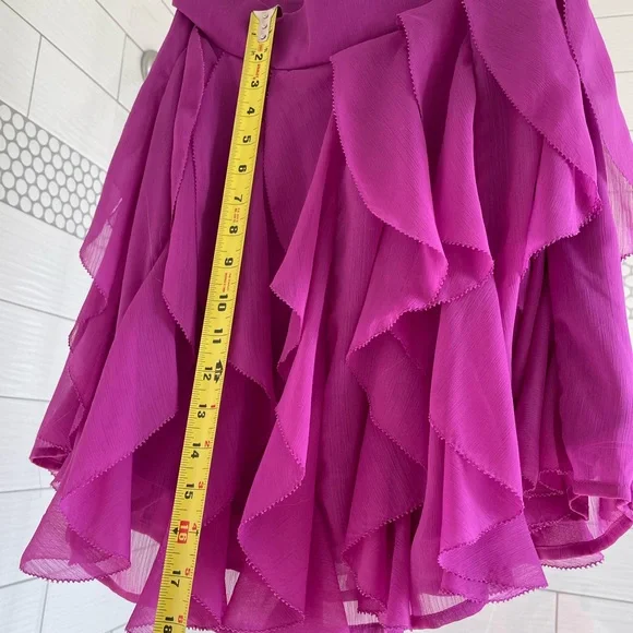 Ann Taylor Petite. Romantic Ruffled skirt! - Picture 3 of 4